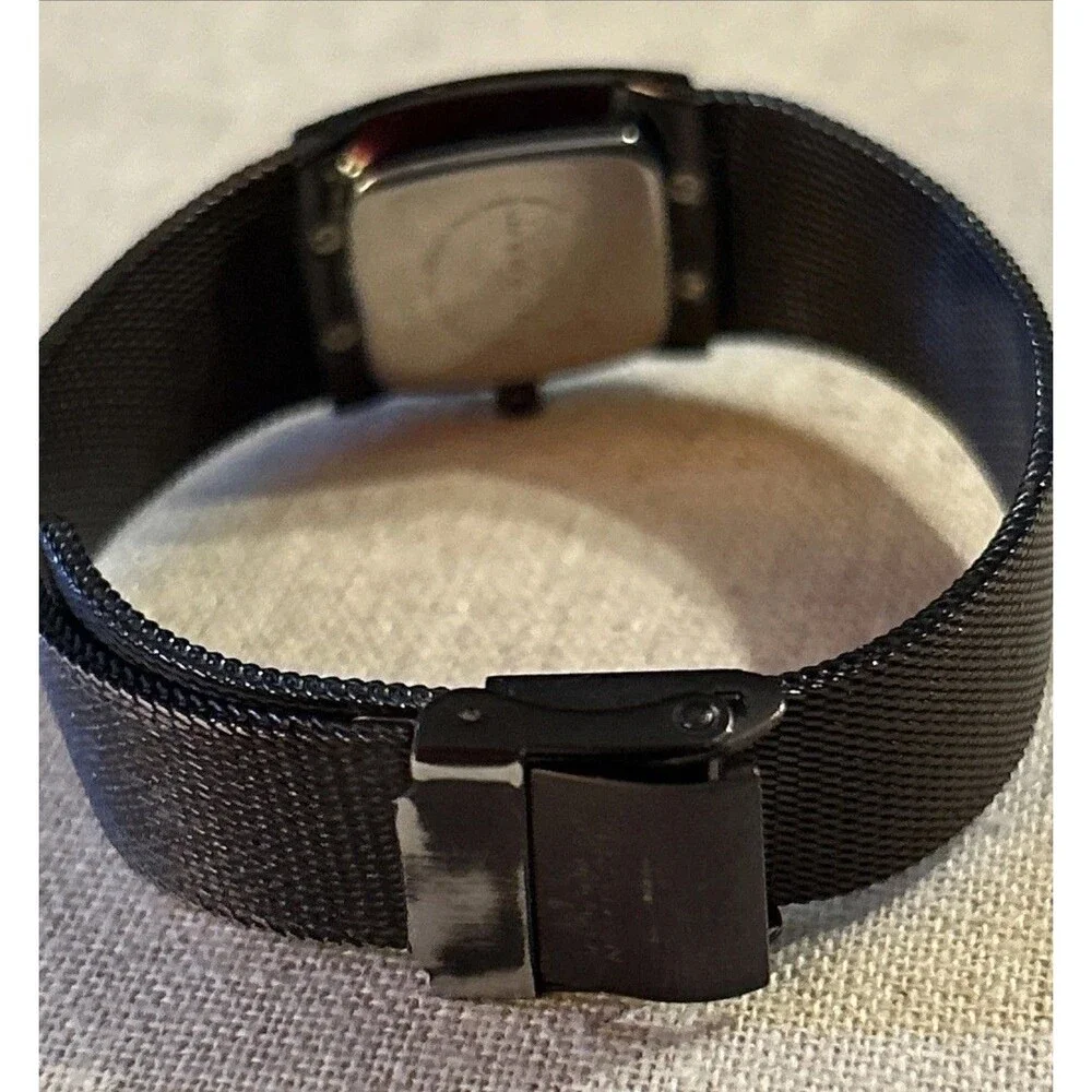 Skagen Dark Brown Steel Mesh Band Ladies Watch Quartz Movement Water Resistant
